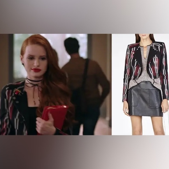 BCBGMaxaria 'Nathan' Cropped Blazer - As Seen on Riverdale - Picture 3 of 14